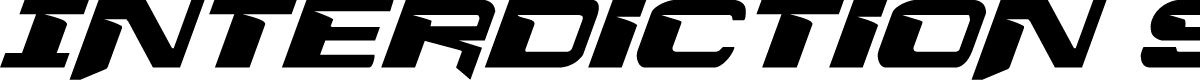 Interdiction Semi-Italic