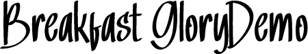 Breakfast Glory Demo