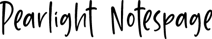 Pearlight Notespage