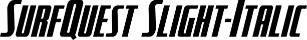 SurfQuest Slight-Italic