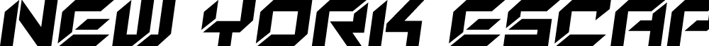 New York Escape Semi-Italic