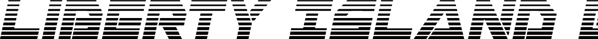 Liberty Island Gradient Italic