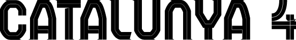 Catalunya Sans Engraved