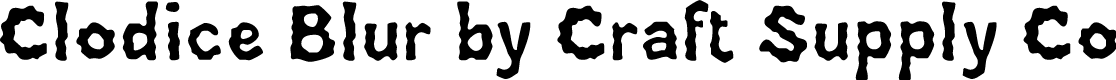 Clodice Blur Demo Regular