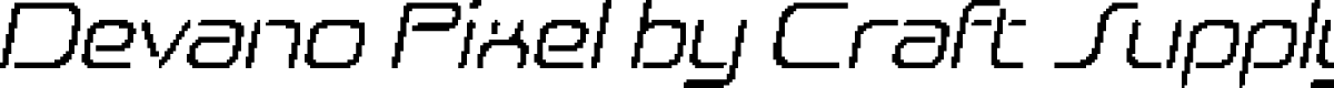 Devano Pixel Regular Demo