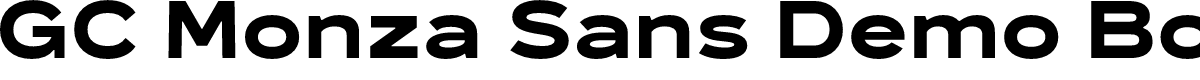 GC Monza Sans Demo Bold Exp