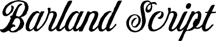Barland Script Regular Demo