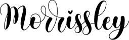 Morrissley Script regular
