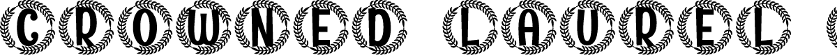 Crowned Laurel Monogram