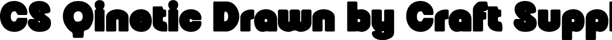 CSQineticDrawn-Regular Demo