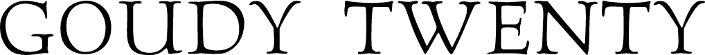 GoudyTwenty