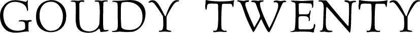 GoudyTwenty