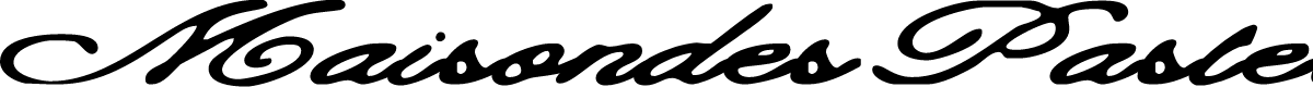 MaisondesPastelScript