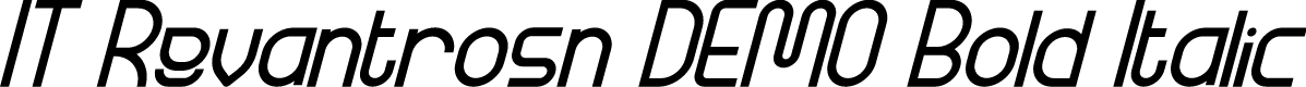 IT Revantrosn DEMO Bold Italic