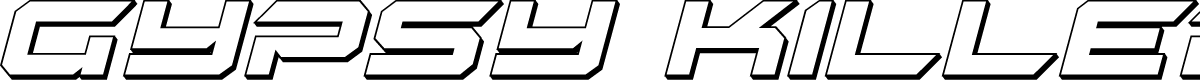 Gypsy Killer 3D Italic