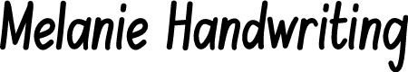 Melanie Handwriting