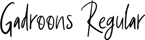 Gadroons Regular