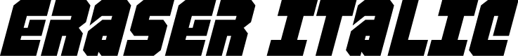 ERASER Italic