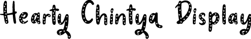 Hearty Chintya Display Personal Use