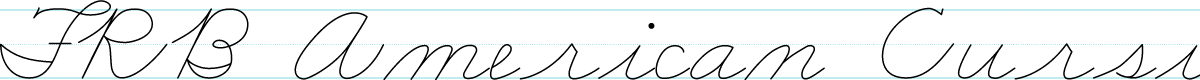 FRB American Cursive Thin