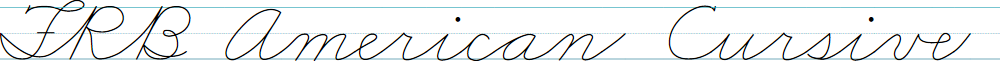 FRB American Cursive Thin