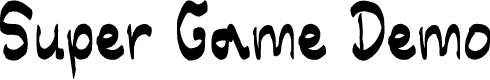 Super Game Demo