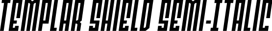 Templar Shield Semi-Italic