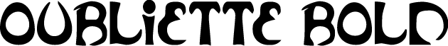 Oubliette Bold