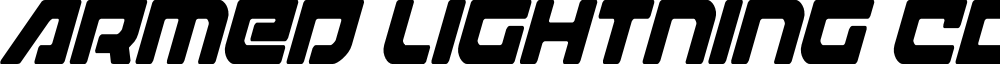 Armed Lightning Condensed Ital