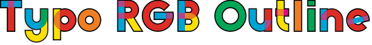 Typo RGB OutlineDemo