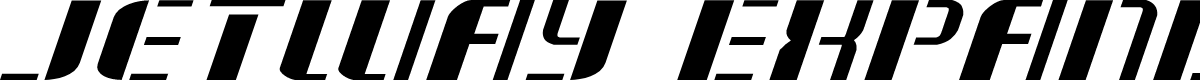 Jetway Expanded Italic