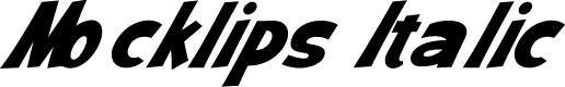 Mocklips Italic