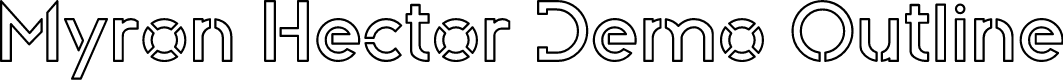 Myron Hector Demo Outline