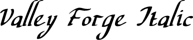 Valley Forge Italic