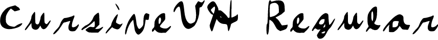 CursiveVH Regular