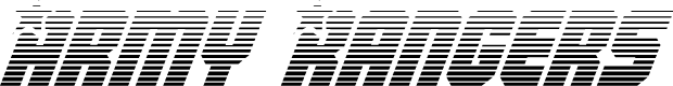 Army Rangers Gradient Italic