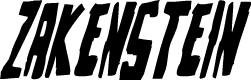 Zakenstein Condensed Italic