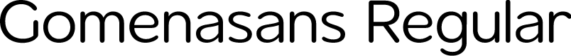 Gomenasans Regular