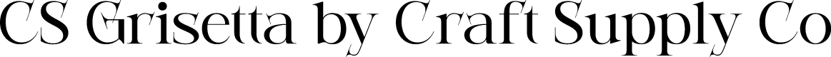 CS Grisetta Regular Demo