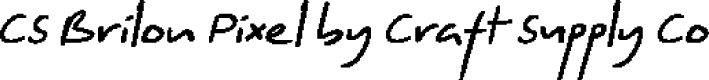CS Brilon Pixel Regular Demo