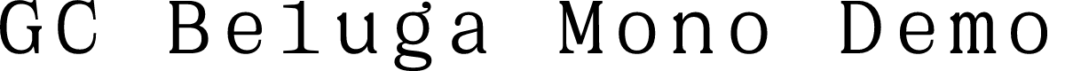 GC Beluga Mono Demo Regular