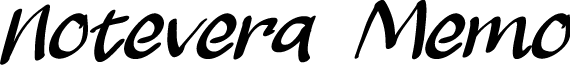 Notevera Duo Memo Demo Italic
