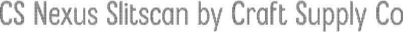 CS Nexus Slitscan Regular Demo
