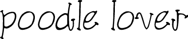 poodle lover