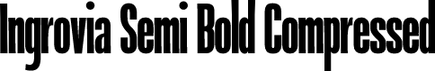 Ingrovia Semi Bold Compressed
