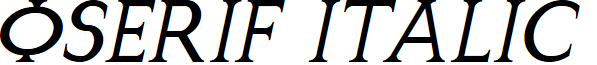 OSerif Italic