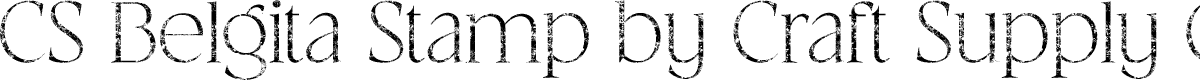 CSBelgitaStamp-Regular Demo