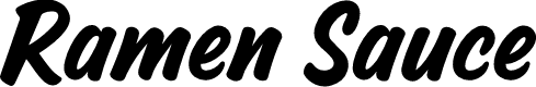 Ramen Sauce