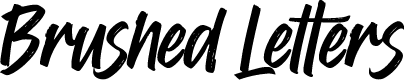 Brushed Letters