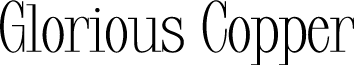 GloriousCopperDEMO-Regular
